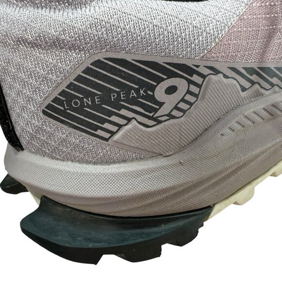 Altra Lone Peak 9 Trail Running Hiking Shoes Women size 9.5 Zero Drop Purple - Picture 11 of 12